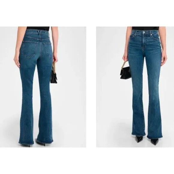 Veronica Beard Beverly High Rise Skinny Flare Jeans 25 NWT 348 Rebel Blue - Picture 1 of 16